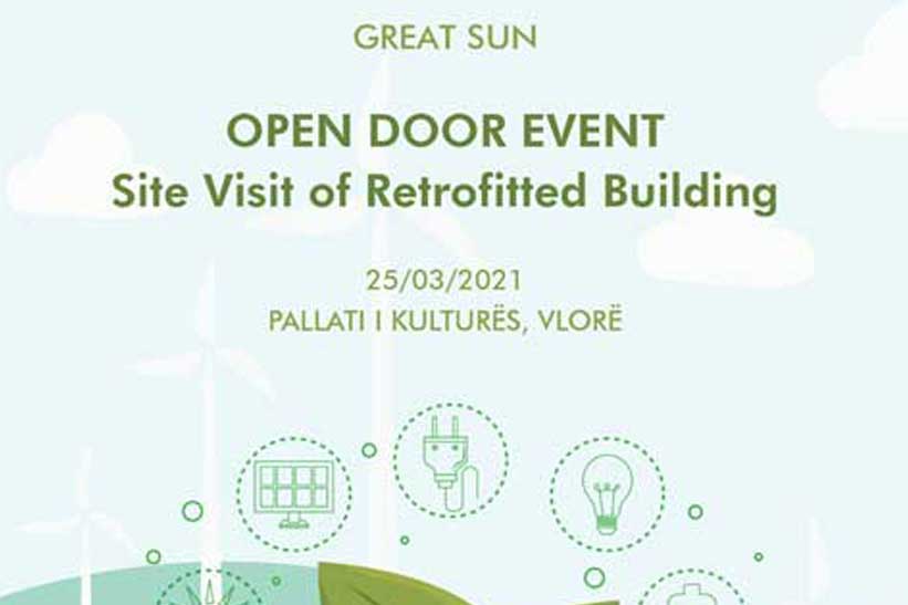 Organization of the Opendoor event (Retrofitted buildings' site visits